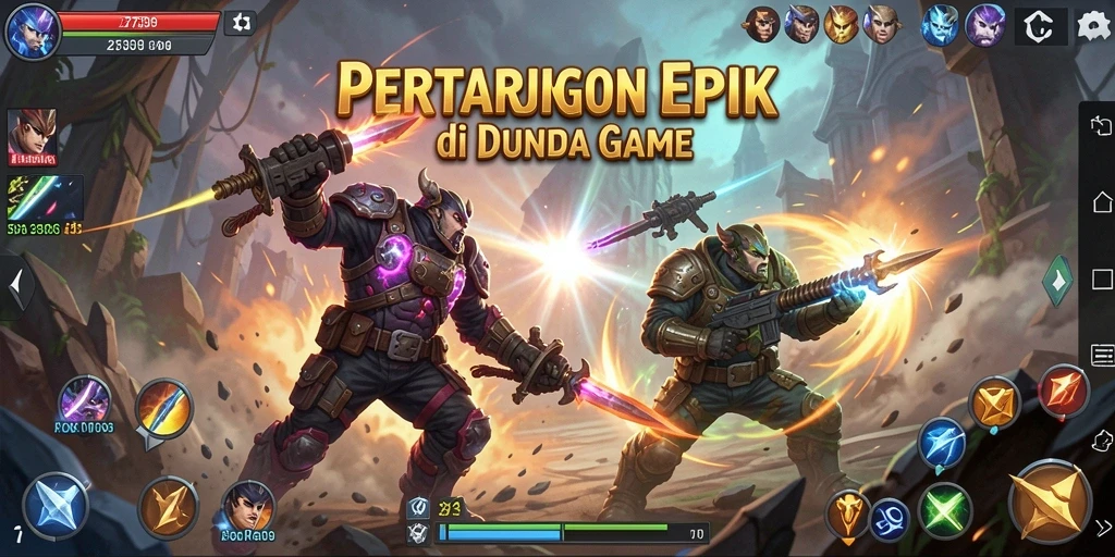 Screenshot gameplay 2739 yang menampilkan aksi pertarungan yang intens.