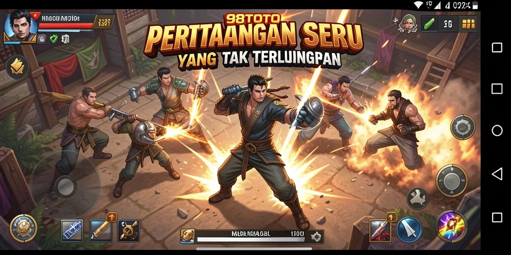 Tangkapan layar aksi seru dalam gameplay 98TOTO.