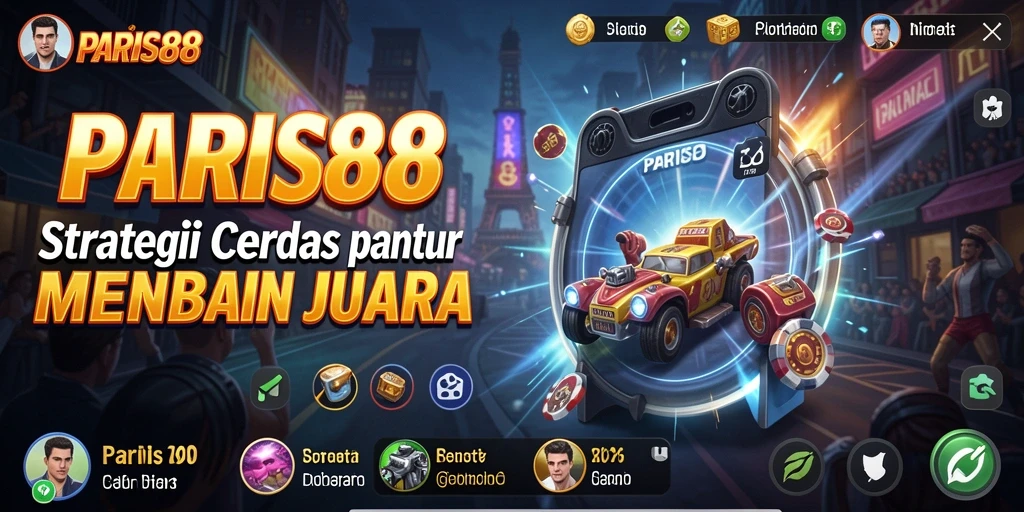 Screenshot dari gameplay PARIS88 yang intens dan strategis.