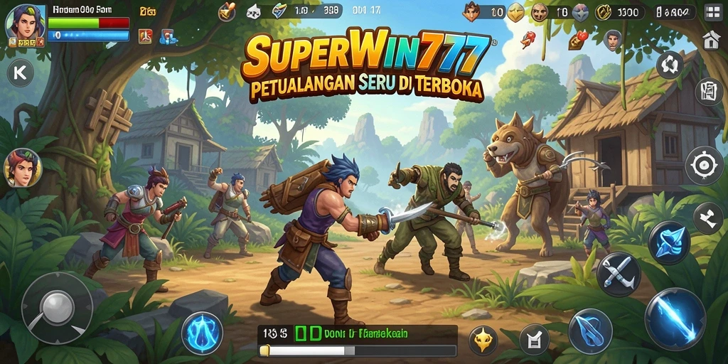 Gameplay seru dan eksplorasi dunia terbuka di SUPERWIN777.